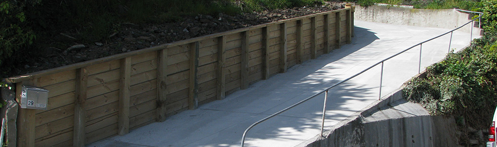 Timber Retaining Walls